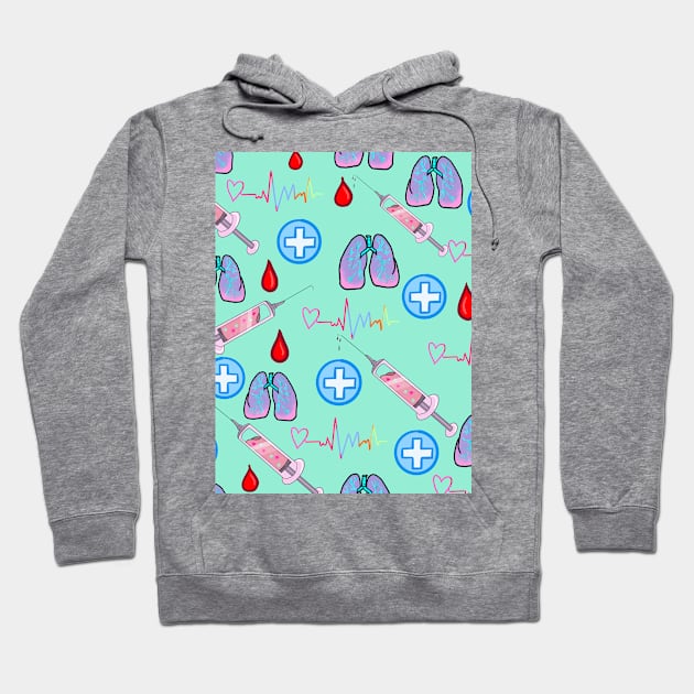 Kawaii Medical-Mint Hoodie by SturgesC